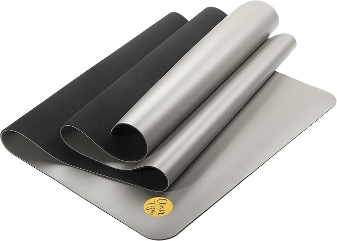 Clever Yoga Liquid Balance Thick Yoga Mat - Pro Exercise Yoga Mat with Non-Slip Surface for Home Gym, Earth-Friendly & Recyclable Pilates and Workout Pad Women & Men, 4.5 mm - Bloomnest