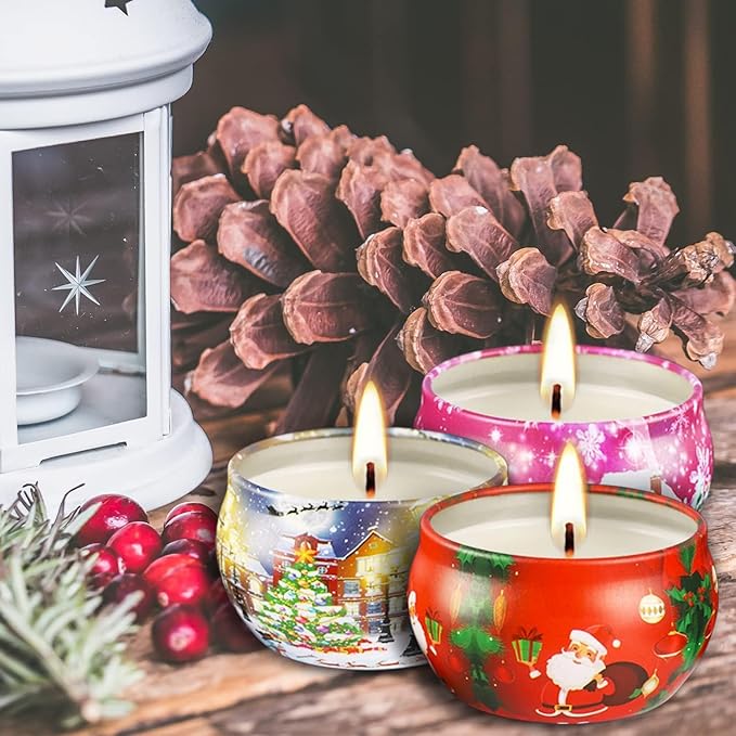 16pcs Christmas Scented Candles Set, 2.5oz Aromatherapy Candles Gift for Women, 16 Fragrances Soy Wax Candle for Christmas Holiday Thanksgiving Mother's Day - Bloomnest
