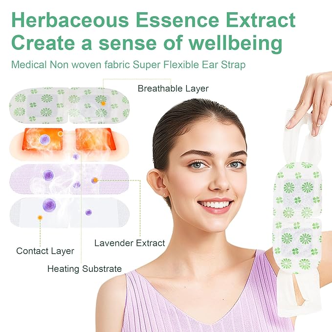 10 PCS Steam Eye Masks Unscented Heated Eye Mask Self Heating for Eyes, Disposable Warming Eye Mask for Sleep, Unscented Scent Eye Steam Mask for Spa/Travel, Stress Relif & Relaxation Gifts for Women