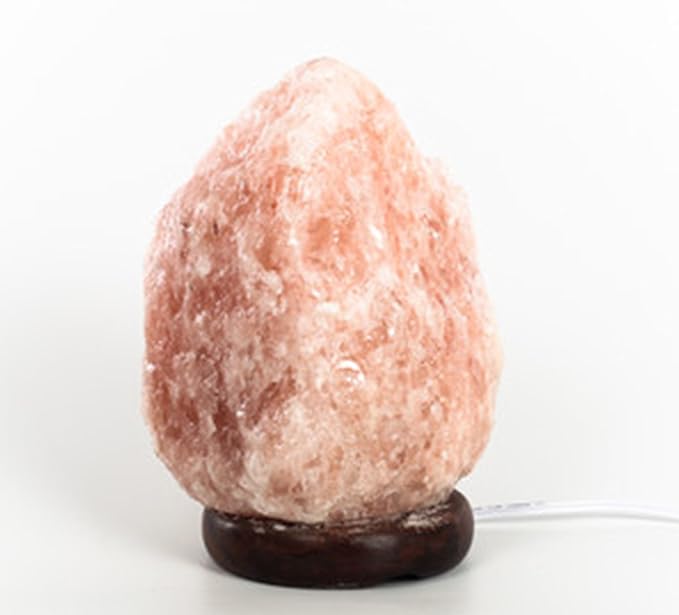 Himalayan Salt Lamp 6–8 lbs – Hand-Carved Himalayan Pink Salt Lamp with Cord Perfect Nightlight - Bloomnest