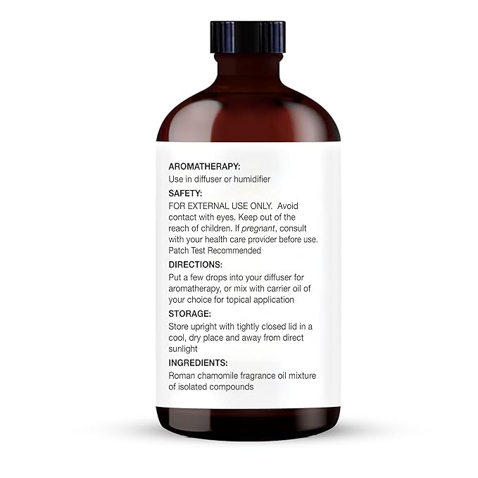 Majestic Pure Chamomile Essential Oil with Glass Dropper - Huge 4 Fl Oz - 100% Pure and Natural Chamomile Oil - Premium Grade Essential Oils for Diffuser, Aromatherapy, Soap and Candle Making - Bloomnest