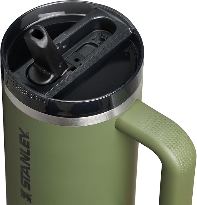STANLEY Quencher ProTour Flip Straw Tumbler with Leakproof Lid | Built-In Straw & Handle | Cupholder Compatible for Travel | Insulated Stainless Steel Cup | BPA-Free