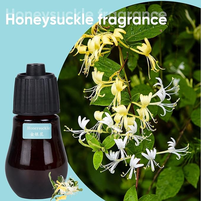 HAPPTWS Essential Oil Set - Honeysuckle, Jasmine and Magnolia Scent Set. HAPPTWS Brand Waterless Essential Oil Diffuser Refill
