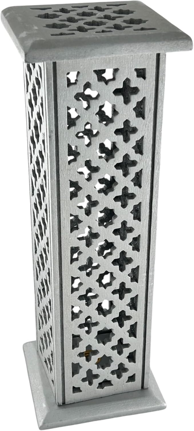 S.B ARTS Incense Holder for Sticks, Insence Stick Holder Ash Catcher for Table Decorations and Gifting - Wooden Incense Tray for Sticks - Home Decor Gifts (Cone) - Bloomnest