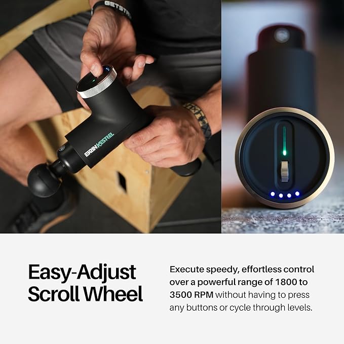 Ekrin Athletics Kestrel Massage Gun: Enhanced Precision & Comfort for Superior Muscle Recovery & Wellness | Relieve Sore Muscles and Stiffness - Bloomnest