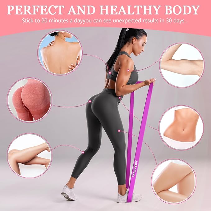 Resistance Bands,Pull Up Bands,Stretching Assist Bands Set for Men & WomenPortable Exercise, Muscle Training,Physical Therapy,Exercise Workout Bands for Working Out - Bloomnest