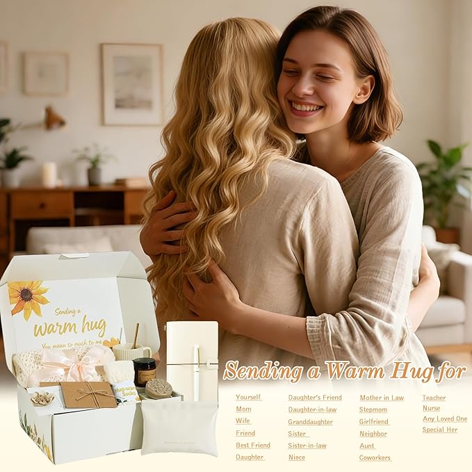 Self Care Gifts for Womens Birthday Gift Get Well Soon Gift - Valentines Day Gifts for Her Mom Wife Daughter Sister Girlfriend Best Friend, Sympathy Gift Baskets for Women Care Package - Bloomnest