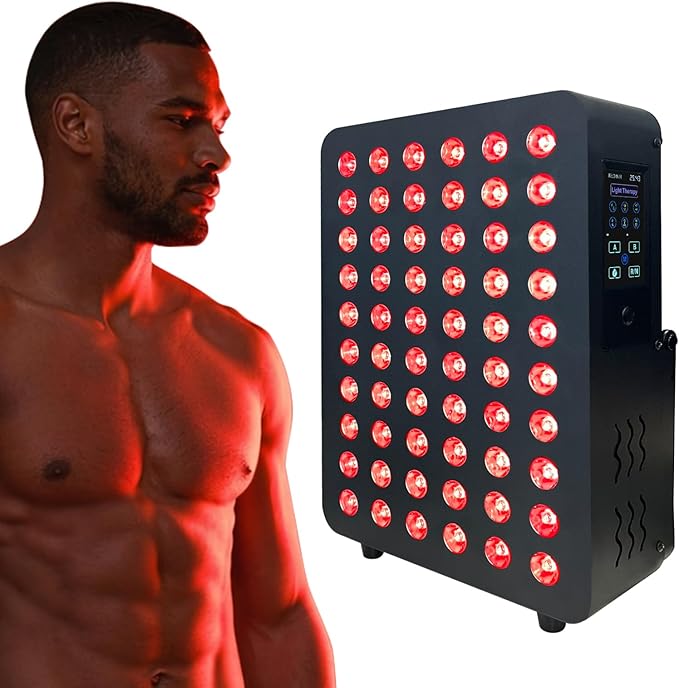 Red Light Therapy Panel, Dual Chip LED 660nm 850nm Near Infrared Light for Body & Face, High Power Red Light Therapy Device for Muscle Recovery, Joint Pain Relief, Skin Rejuvenation at Home SubrunLightTherapy