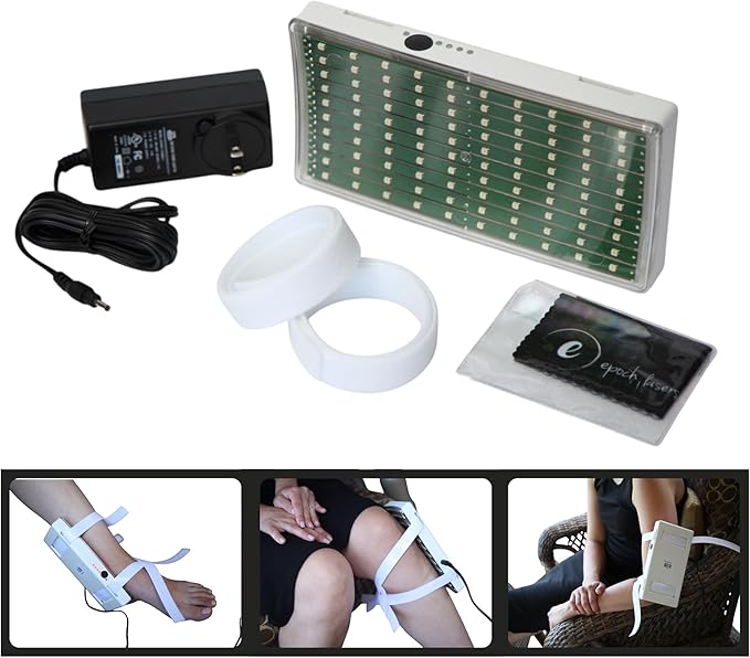 Epoch 980 Helios – 980nm Infrared Light Therapy Panel for Full-Body Use - LED Red Light Device - Muscle Comfort, Joint Support & Home Wellness - for Hands, Neck, Back, Shoulders, Knees EpochLasers