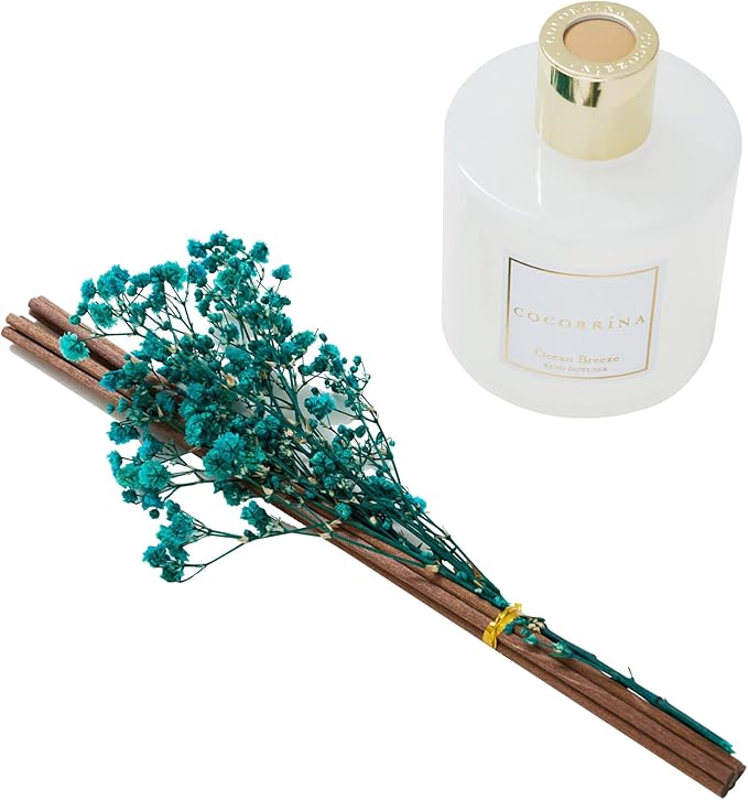 COCORRÍNA Reed Diffuser - Ocean Breeze Scented Diffuser with 8 Sticks Home Fragrance Reed Diffuser for Bathroom Shelf Decor - Bloomnest