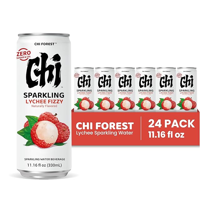 CHI FOREST Lychee Fizzy Sparkling Water (11.16 oz* 24) - Bloomnest
