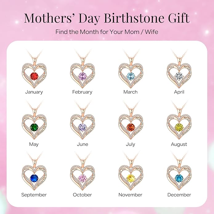 18K Rose Gold Necklaces for Women Birthday Gifts for Women Jewelry for Women Birthday Gifts for Wife Girlfriend Daughter Wife Birthday Gifts for Anniversary Mothers Day Christmas Valentines Gifts - Bloomnest