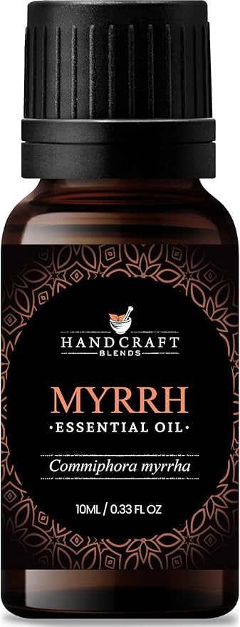 Handcraft Blends Myrrh Essential Oil – 0.33 Fl Oz – 100% Pure and Natural – Premium Grade Essential Oil for Diffuser and Aromatherapy, Skin, Massage, Candle and Soap Making Fragrance - Bloomnest