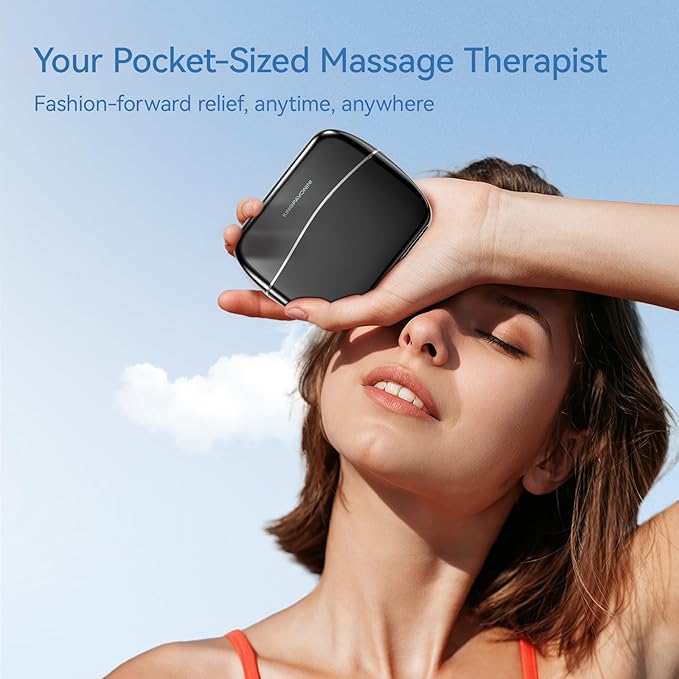KingPavonini Mini Massage Gun with All-in-One Storage Case, FSA HSA Eligible, Pocket-Sized Small Massage Gun Deep Tissue, 0.5 lbs Portable Percussion Massager for Travel, Gym, Gift for Women Men - Bloomnest