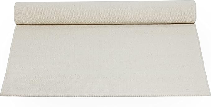 Live Well 360 Handmade Organic Cotton Yoga Mat - Non-Toxic, Chemical-free and All Natural Cloth Yoga Mat - Exercise, Workout, & Fitness Rug - Woven Material - Absorbent & Washable - 78" x 27" - Bloomnest
