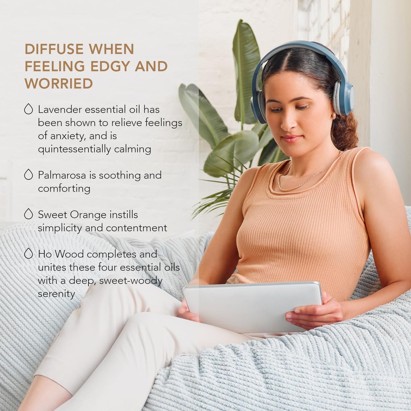 Comfort Essential Oil Kit – True Lavender, Palmarosa, Sweet Orange, and Ho Wood – Organic & Wildcrafted – ISO Certified – No Synthetic Fillers – Ethically Sourced