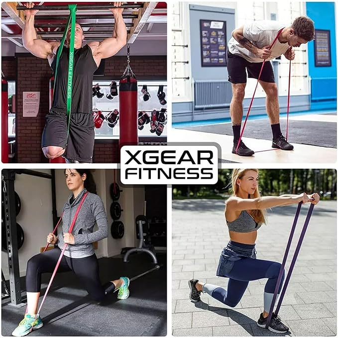 Pull Up Assist Bands - Heavy Duty Resistance Bands for Body Stretching, Powerlifting, Resistance Training - Bloomnest