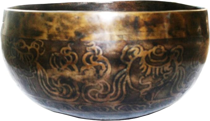 Sacral Chakra Hand Pounded Tibetan Art Healing Chakra Singing Bowl [ 408 SB, 5.75 inch Diameter ] - Bloomnest