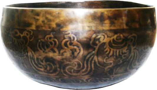 Sacral Chakra Hand Pounded Tibetan Art Healing Chakra Singing Bowl [ 408 SB, 5.75 inch Diameter ] - Bloomnest