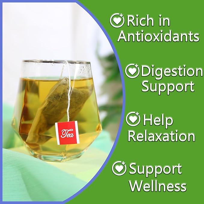 TEARELAE - Lemon Balm Tea Bag - 1.5g X 50 Count - Pure Natural Dried Lemon Balm Herb - Premium Lemon Balm Leaf for Calming and Digestion Support - Caffeine-free - Non-GMO - Bloomnest