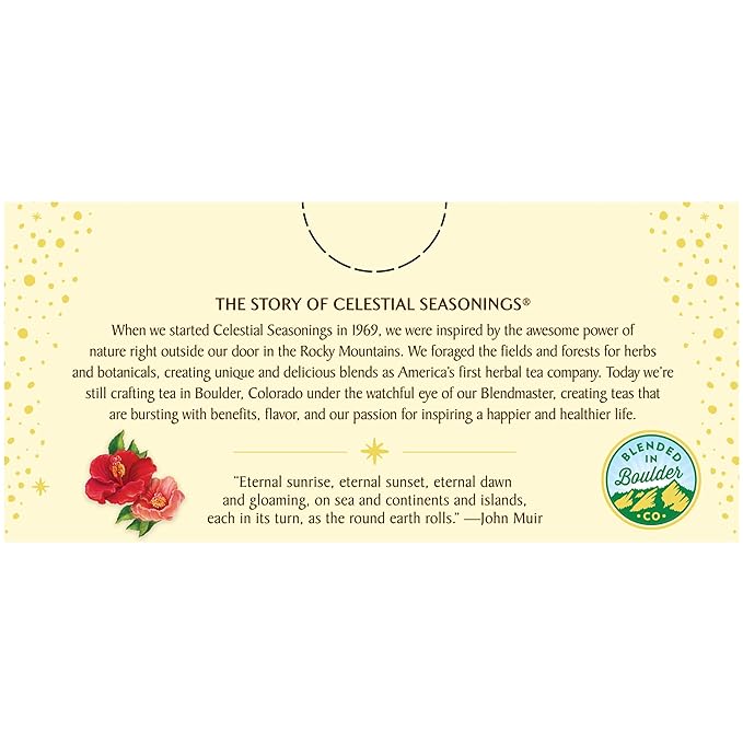 Celestial Seasonings Hibiscus Tea, Red Zinger Herbal Tea, Caffeine Free, 20 Tea Bags (Pack of 2) - Bloomnest