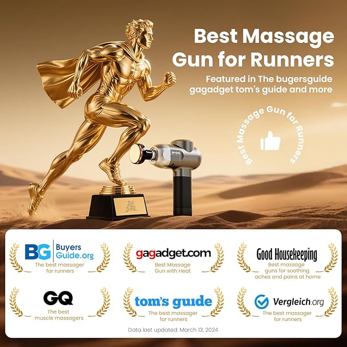 BOB AND BRAD C2 Plus Massage Gun with Heat, Deep Tissue Percussion Massager Gun, Muscle Massager, Electric Back Massagers for Professional Athletes Home Gym - Bloomnest