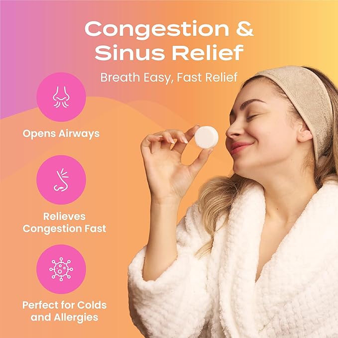 Body Restore Shower Steamers Aromatherapy 6 Pack - Christmas Stocking Stuffers for Men, Birthday Gifts for Women, White Elephant, Relaxation, Self Care - Citrus - Bloomnest