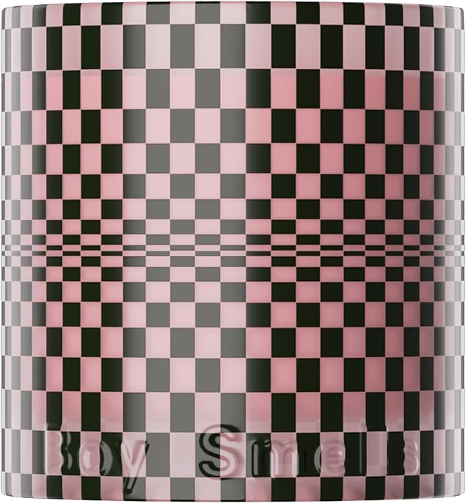 Boy Smells Festive Checker HINOKI FANTÔME – Holiday Scent with Cardamom, Hinoki & Smoked Amber – Woodsy Cozy Soy Wax – 8.5oz - Bloomnest