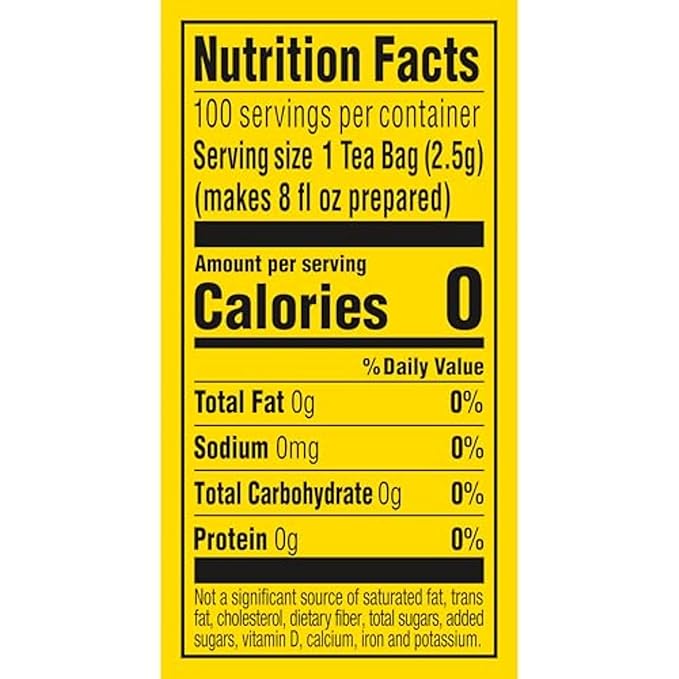 Lipton Black Tea Bags,Hot or Iced,Black tea with Caffeine,1200 Total Bags (100ct),(Pack of 12) - Bloomnest