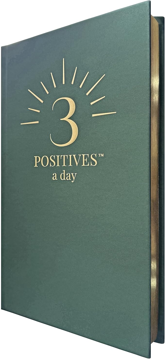 3 Positives a Day™ – One-Year Journal for Daily Mindfulness, Gratitude & Happiness | Therapist-Created | Evidence-Based Practice with Weekly Well-Being Tips | Undated I Gratitude Journal Gifts for Women & Men 2026 - Bloomnest