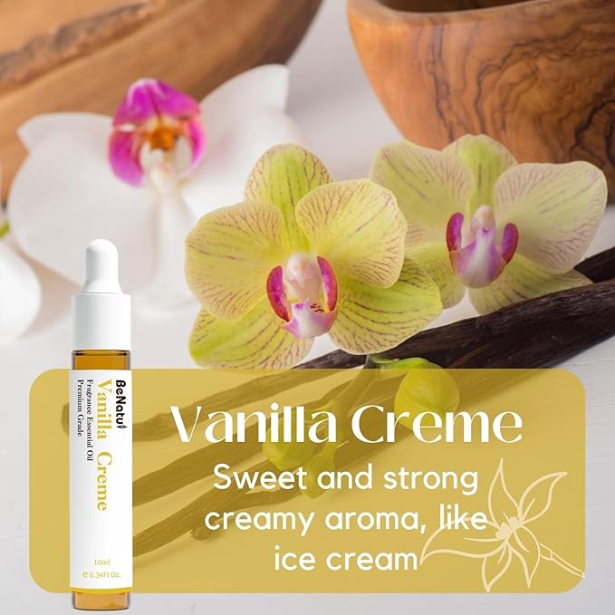 Benatu Fragrance Essential Oils Set for Diffuser (Vanilla, Citrus, Jasmine Scents), Premium Natural Home Perfume Gift for Aromatherapy, Candle, Soap Making, Bath, Room, Car 3 Packs - Bloomnest