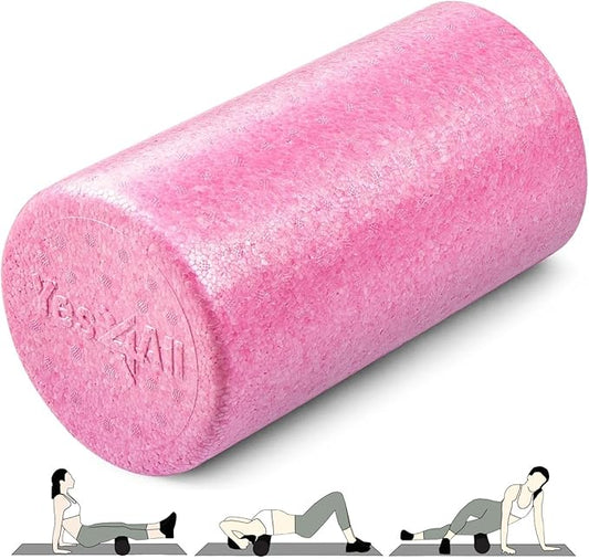 Yes4All High-Density EPP Round Back Roller Foam, Exercise Foam Roller for Yoga, Pilates & Stretching - 12, 18, 24, 36 inch - Bloomnest