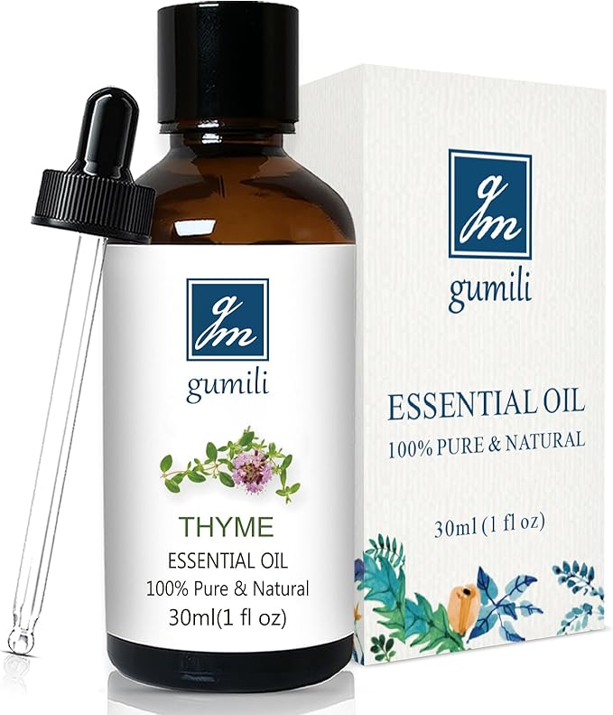 Thyme Essential Oil, 100% Pure Undiluted, 30ml/1 oz - Bloomnest