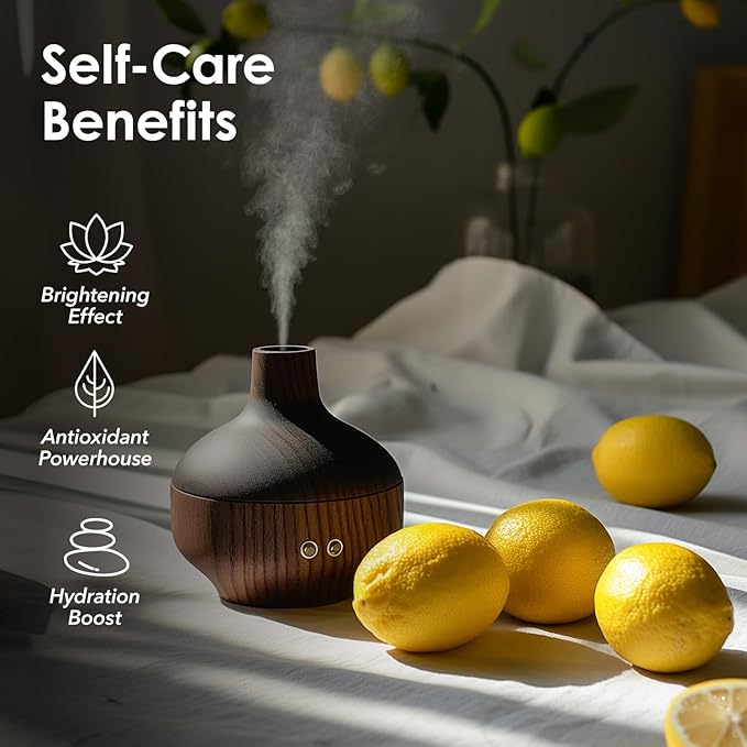 Lemon Essential Oil 4 oz with Dropper for Aromatherapy, Diffuser, Candle, and Mosquitoes (118 ml) - Bloomnest