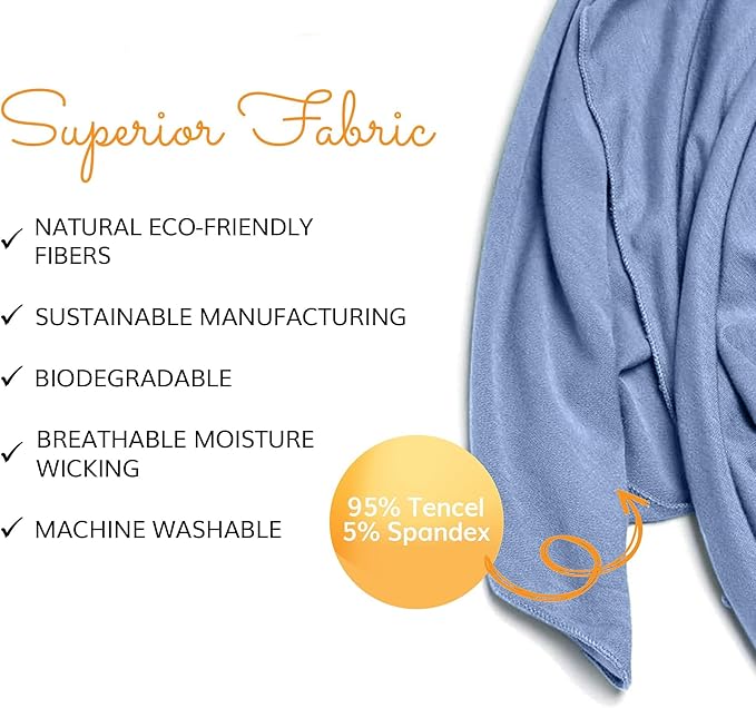Happyluxe Escape Sleep Mask - Buttery Soft Airplane Eye Mask for Sleeping or Napping in Bed. Machine Washable. - Serenity Blue, Made in USA - Bloomnest