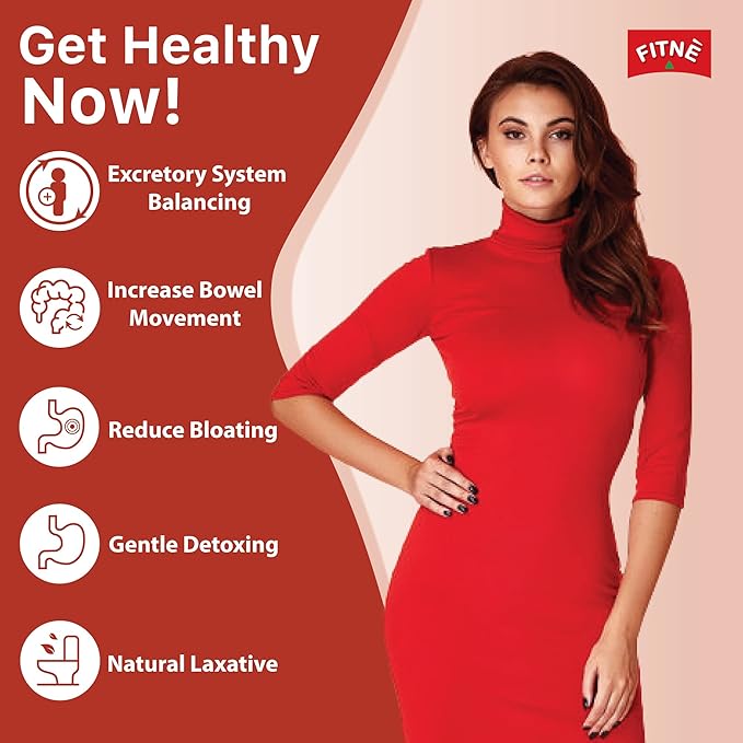 FITNÈ Original Herbal Tea Senna Infusion Healthy Wellness Beverage Natural Gentle Detox Cleanse No Calories Caffeine Free, 80 Tea Bags - Bloomnest