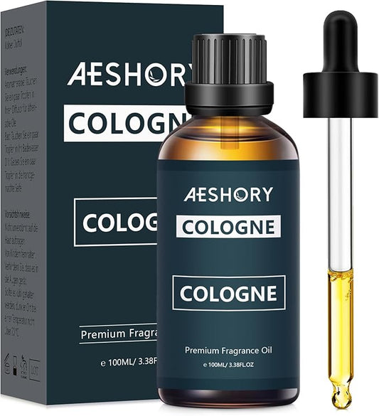 Cologne Fragrance Oil 3.38FL.OZ - Aromatherapy Essential Oils for Diffusers for Home, Cologne Scented Oils for Massage, Soap Candle Making Scents - 100ML - Bloomnest
