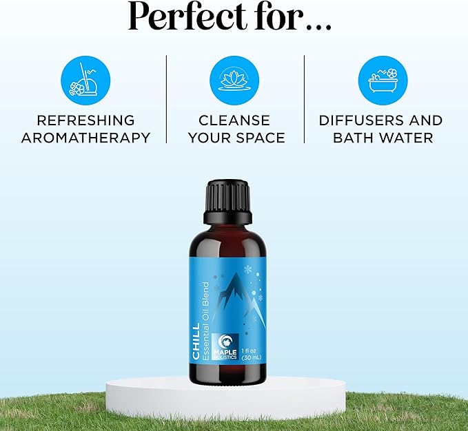 Mint Essential Oil Blend for Diffuser - Refreshing Mint Oil Diffuser Essential Oils with Cooling Peppermint Spearmint Bergamot and Eucalyptus Oils - Pure Aromatherapy Oils for Diffuser - Bloomnest