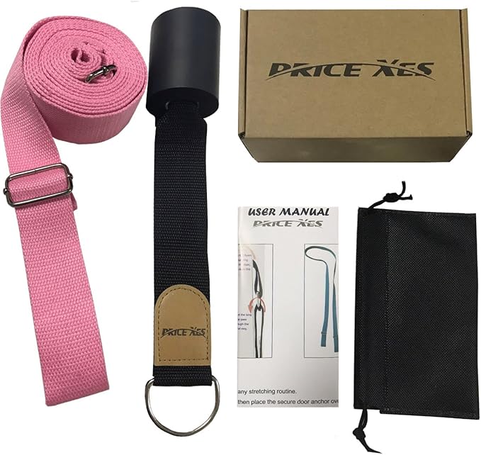 Adjustable Leg Stretcher Lengthen Ballet Stretch Band - Easy Install on Door Flexibility Stretching Leg Strap Great Cheer Dance Gymnastics Trainer Stretching Equipment Taekwondo Training - Bloomnest