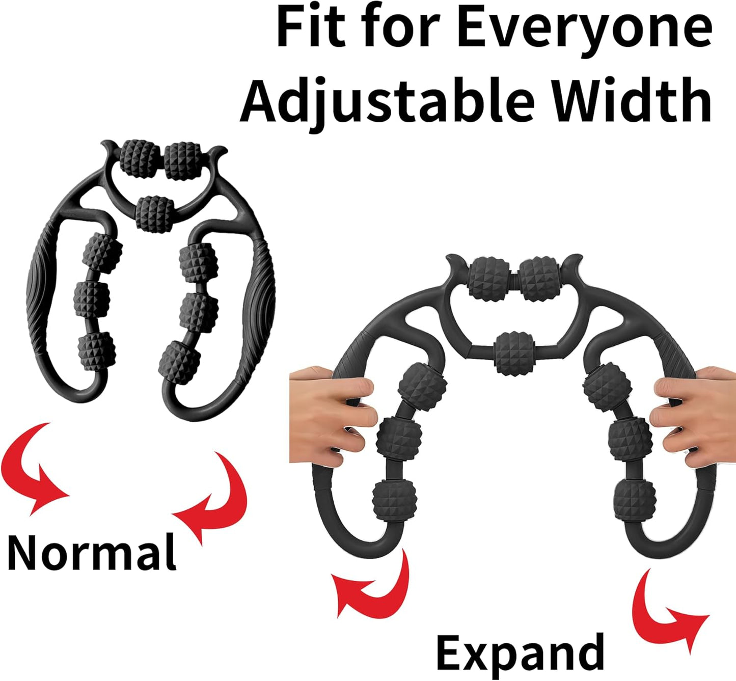 Premium Foam Roller,Muscle Roller,Deep Tissue Massager for Legs,Arms,Neck,Calves,Thighs,Back,Tennis and Golfer Elbow,Relieve Muscle Soreness,Stiffness and Tightness (Pink)