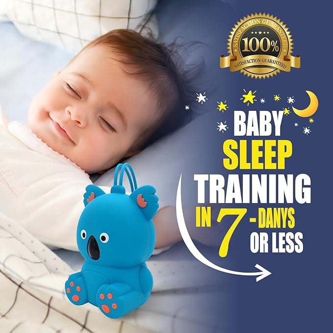 Baby White Noise Machine with Bluetooth Speaker & Timer | Portable Infant Sleep Aid, Sleeping Music Soothing Sounds for Nursery, Travel, Crib & On-The-Go - Bloomnest