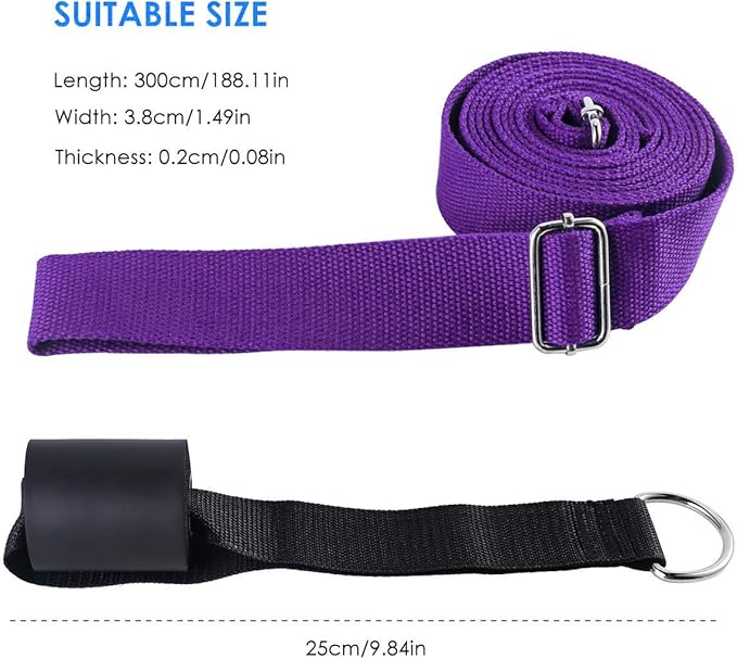 Leg Stretcher, Door Flexibility & Stretching Leg Strap - Great for Ballet Cheer Dance Gymnastics or Any Sport Leg Stretcher Door Flexibility Trainer Premium Stretching Equipment - Bloomnest