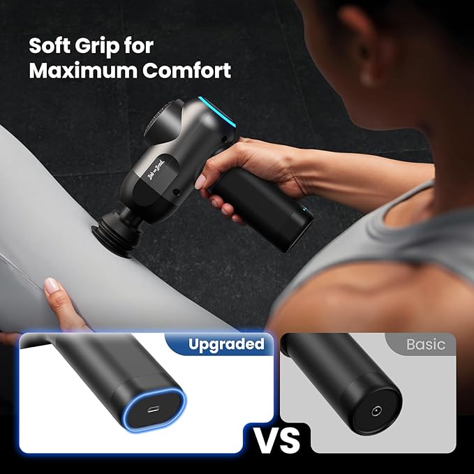 BOB AND BRAD C2 Massage Gun, Deep Tissue Percussion Massager Gun, Muscle Massager with 5 Speeds and 5 Heads, Electric Back Massagers for Professional Athletes Home Gym - Bloomnest