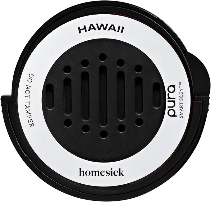 Pura and Homesick - Fragrance for Pura Car Diffuser - Clean & Safe Luxury Diffuser Scent - Long-Lasting Fragrance for 30 Days of Aroma - Hawaii - Bloomnest