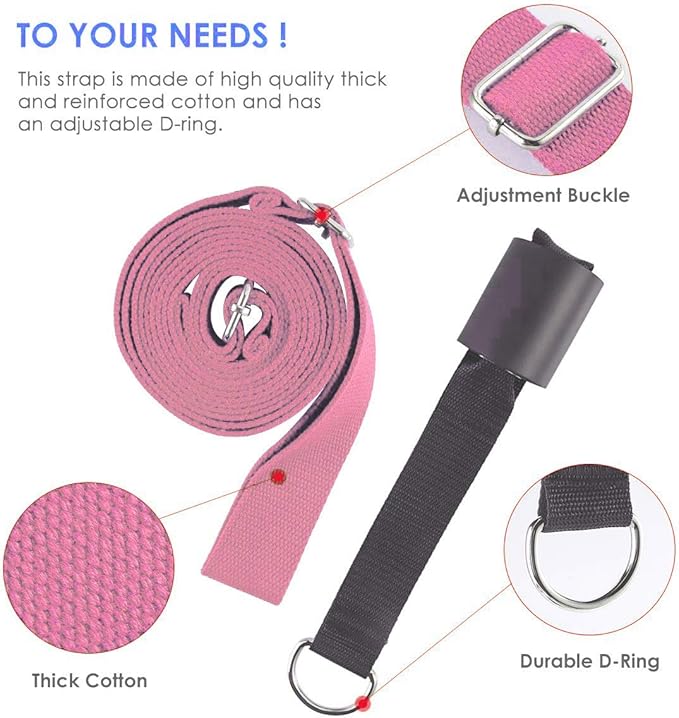 Leg Stretcher, Door Flexibility & Stretching Leg Strap - Great for Ballet Cheer Dance Gymnastics or Any Sport Leg Stretcher Door Flexibility Trainer Premium Stretching Equipment - Bloomnest