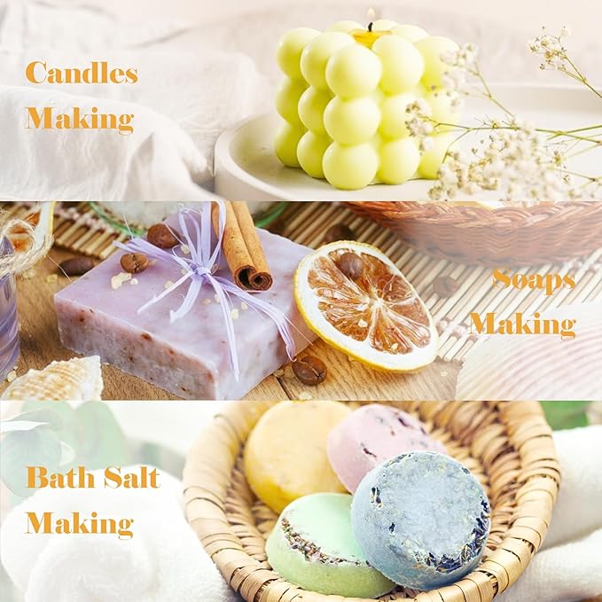 AmaKane Summer Essential Oils, Fragrance Oil for Soap Making, Candle Making Scents, Passionfruit Pineapple, Coastal Breeze and More, Diffuser Oils Scents for Home, Aromatherapy Oils 6x10 ml - Bloomnest