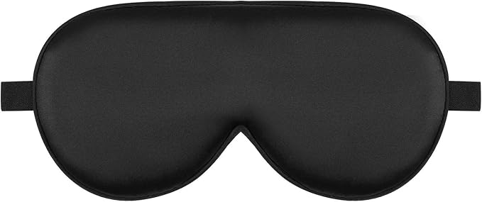 Alaska Bear Sleep Mask Silk Cover Eye Contour for Pressure-Free Sleeping, Upgrade Over Conventional Flat Satin Eye Masks, Machine Washable - Bloomnest