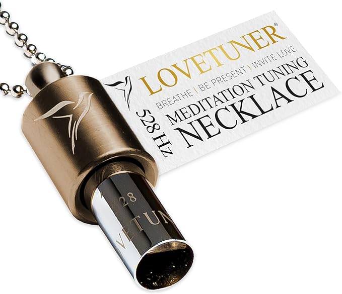 LOVETUNER 528 Hz Breathing Necklace | Stress Relief Whistle | Promote Calm, Relaxation & Focus with Mindful Sound Healing - Bloomnest