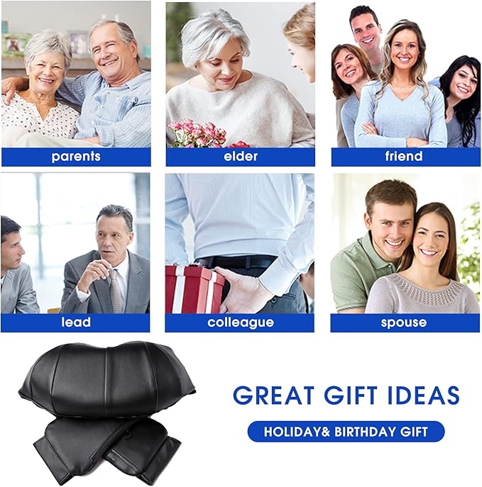 Neck and Shoulder Massager with Heat, Shiatsu Neck Massager for Neck and Shoulder Massage, Neck and Back Massager for Office & Home Use, Birthday Gifts