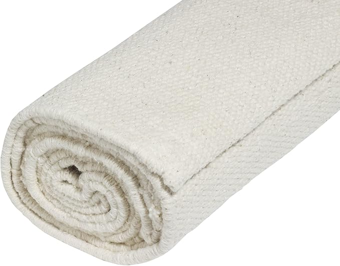 Live Well 360 Handmade Organic Cotton Yoga Mat - Non-Toxic, Chemical-free and All Natural Cloth Yoga Mat - Exercise, Workout, & Fitness Rug - Woven Material - Absorbent & Washable - 78" x 27" - Bloomnest